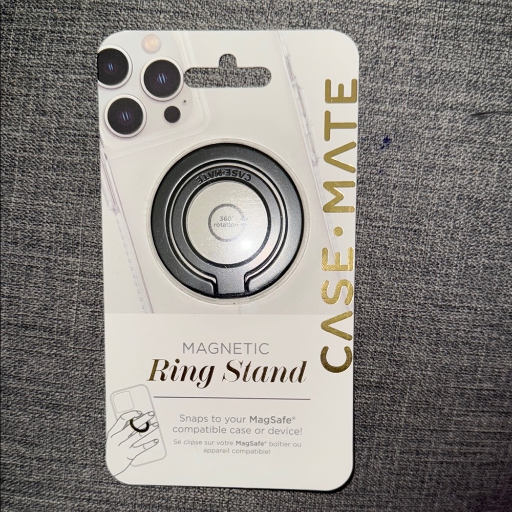 Case-Mate Silver Magnetic Ring Holder